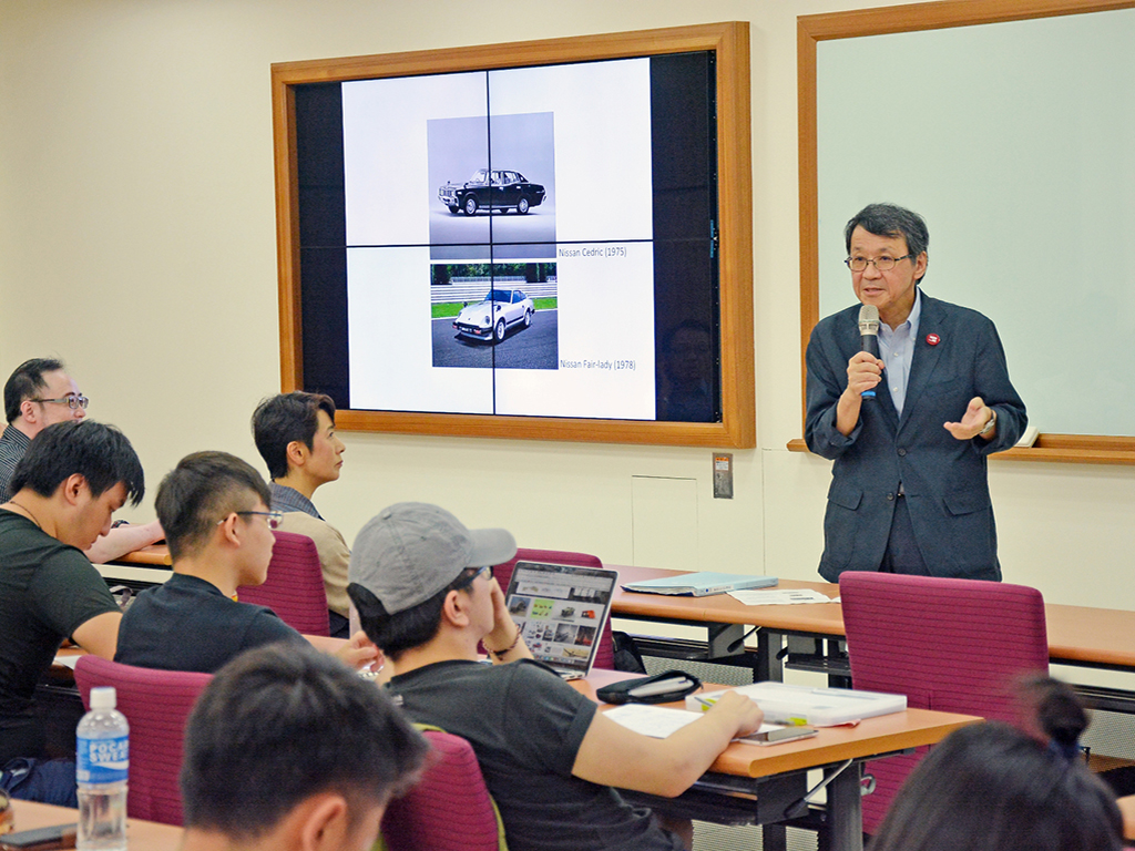 日本札幌市立大學校長蓮見孝教授華梵開課