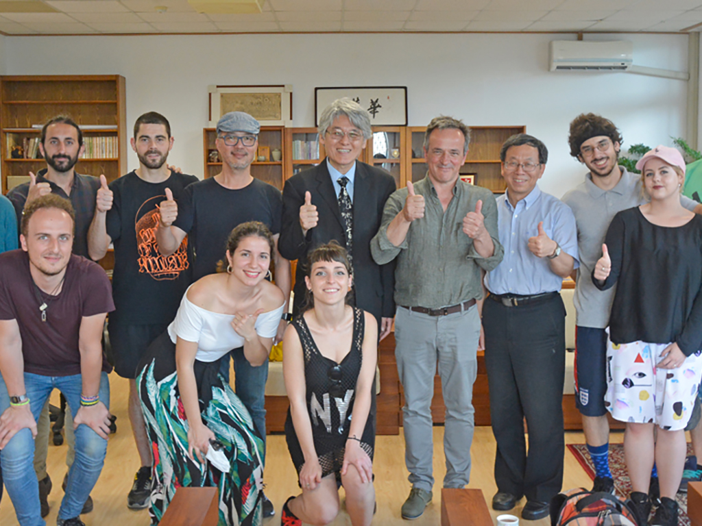 西班牙姊妹校卡斯提亞拉曼查大學 昆卡藝術交流團蒞校交流訪問