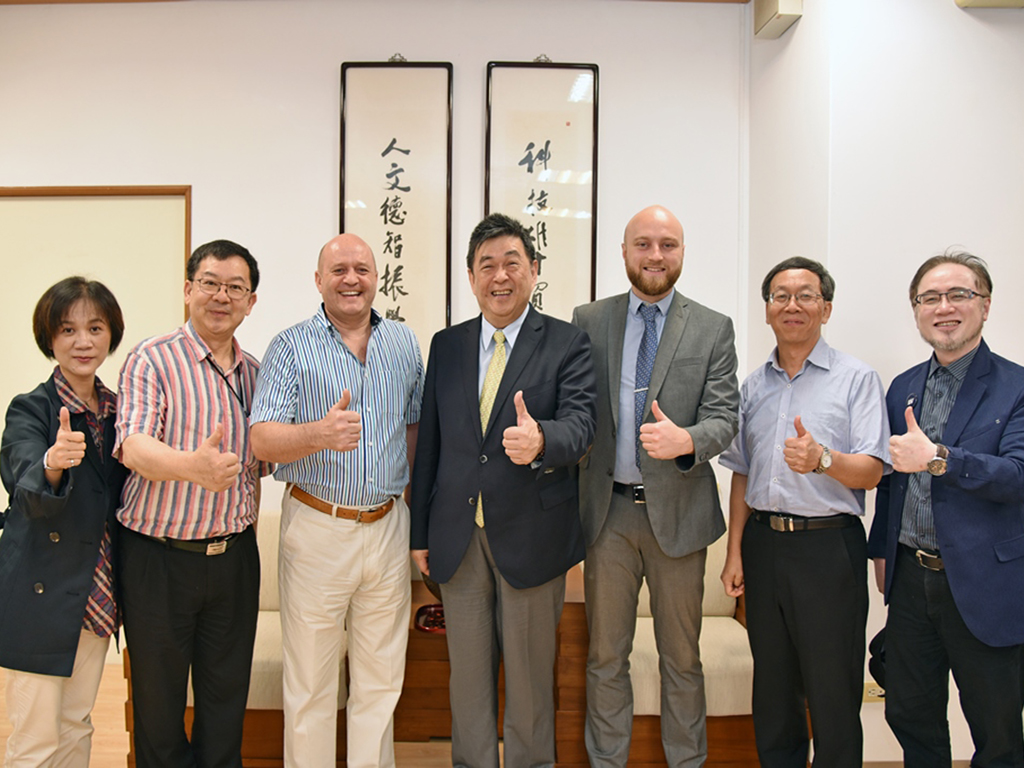 英國姊妹校De Montfort University國際事務主管蒞校訪問