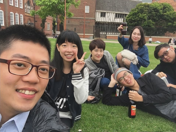 工業設計學系楊民宇2016-2017年獲得英國帝門大學與華梵大學碩士雙聯學位