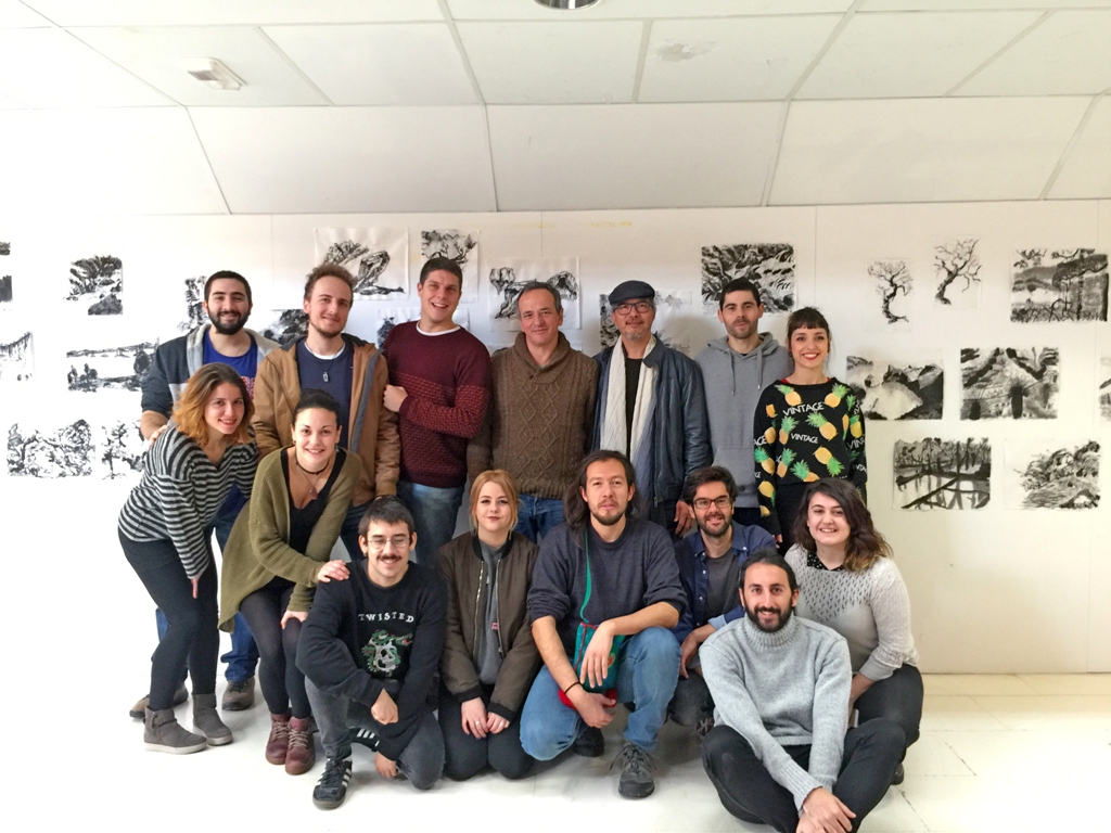 「水墨技法與東方美學」課程成果展。