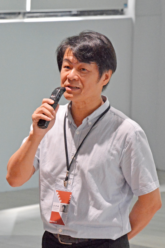 藝術設計學院黃智陽院長致詞。