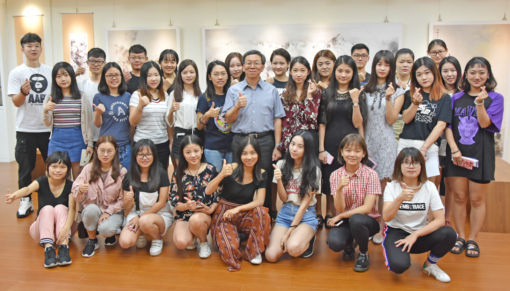 國際交換生歡迎會，包括四川美術學院、南京曉莊學院、四川外國語大學、天津理工大學、陝西理工大學、南京工業職業技術學院等校，共計29人。