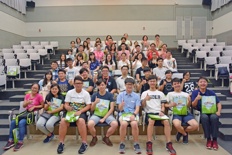 香港聖公會蔡功譜中學近40位同學蒞校參訪並參與體驗營。