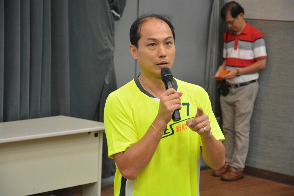 黃明義學務長致詞。